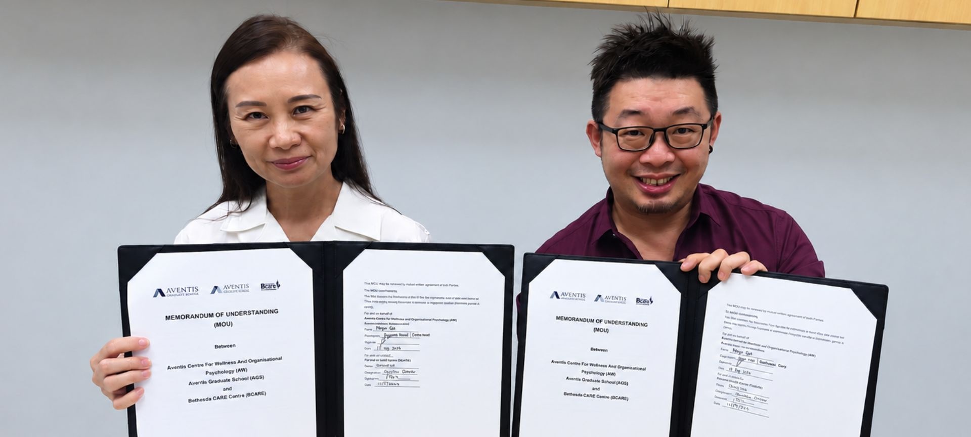 Aventis Wellness and BCARE MOU signing, September 2026
