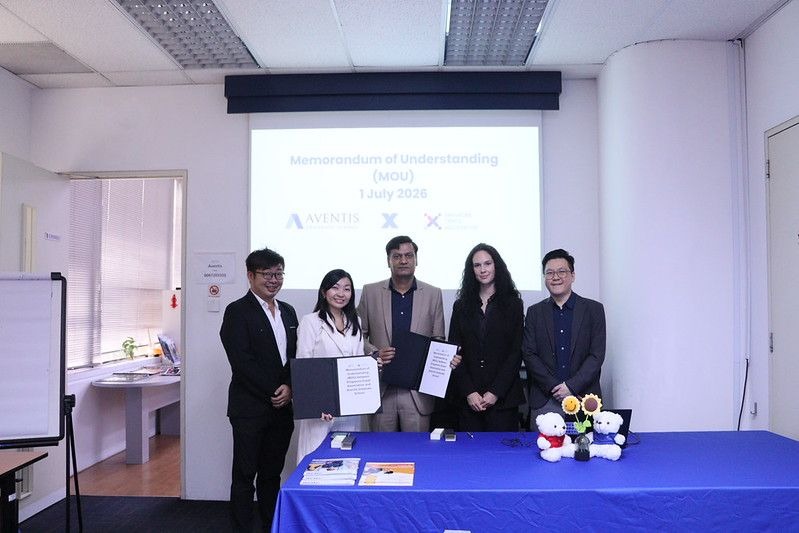 Aventis Wellness and Singapore Expats Association MOU signing, July 2026